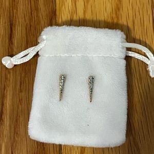 Uncommon James 12 South Earrings with Bag | Gold | As Seen on Kristin Cavallari